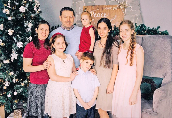 Marius și soția sa au cinci copii