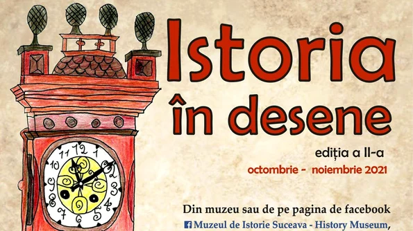 „Istoria în desene” atelier de creativitate on line, organizat de Muzeul Național al Bucovinei jpeg