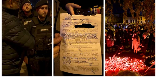 Organizatorul marșului de comemorare a victimelor tragediei din clubul Colectiv, amendat de Jandarmerie