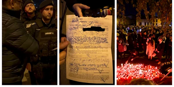 Organizatorul marșului de comemorare a victimelor tragediei din clubul Colectiv, amendat de Jandarmerie