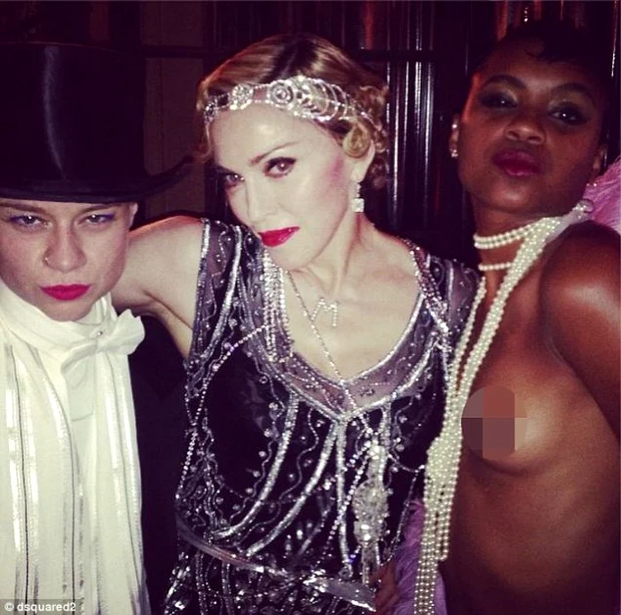 Madonna, alături de invitaţii săi FOTO Instagram