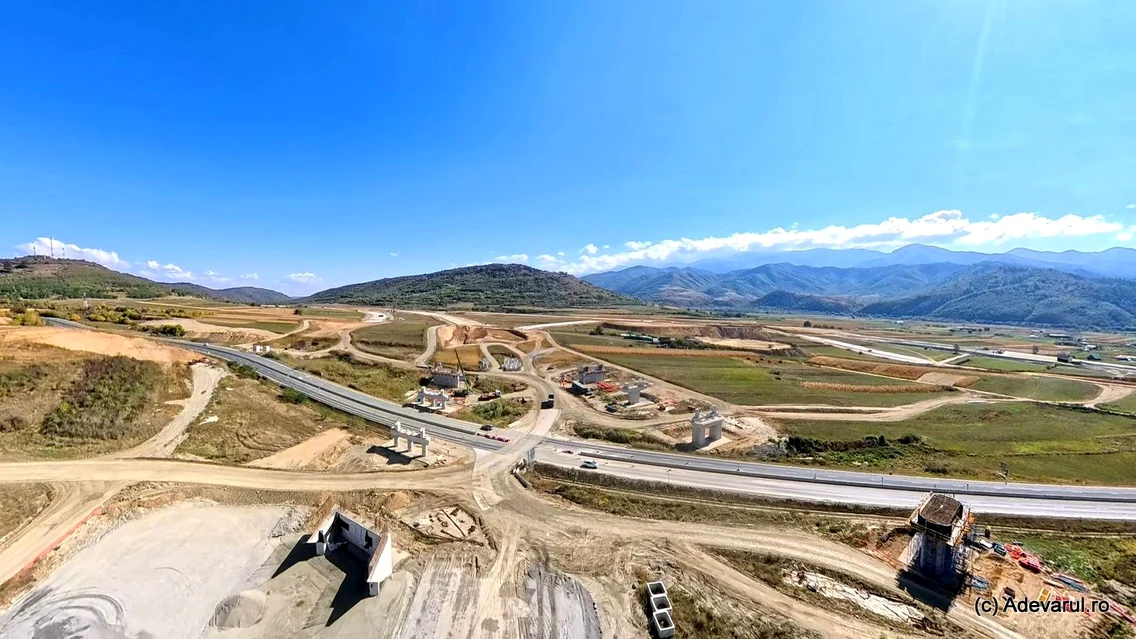 Șantierul Autostrăzii A1 Sibiu Pitești la Boița, septembrie 2026 Foto Daniel Guță ADEVĂRUL (1) jpg