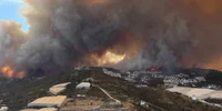Incendiu puternic în Antalya FOTO: X