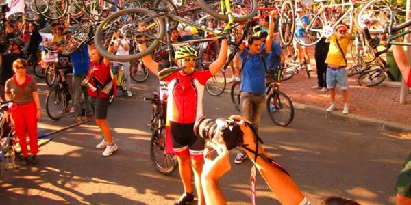 bucuresti protest biciclete