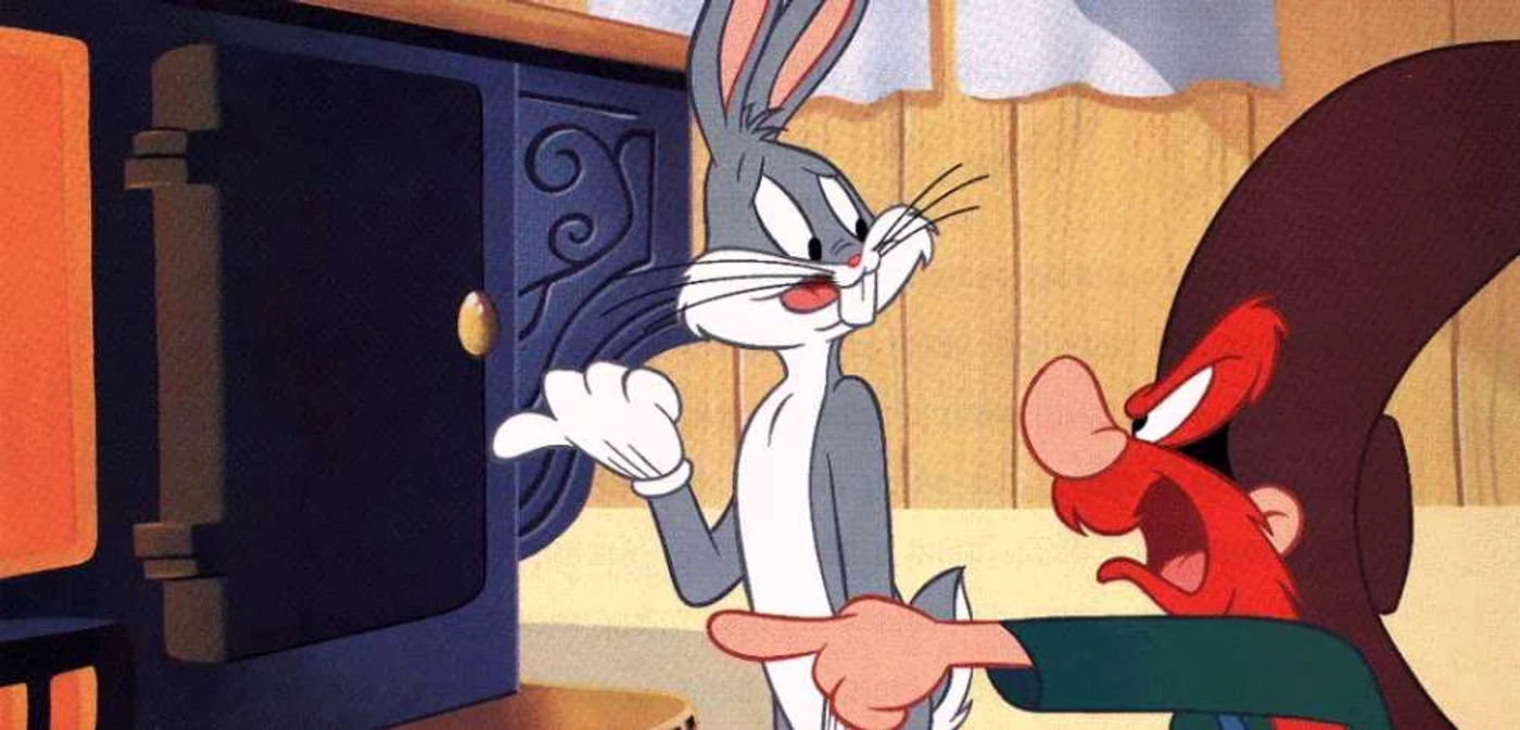 Bugs Bunny şi „vecinul” lui veşnic furios Yosemite Sam FOTO bangersandnash.com