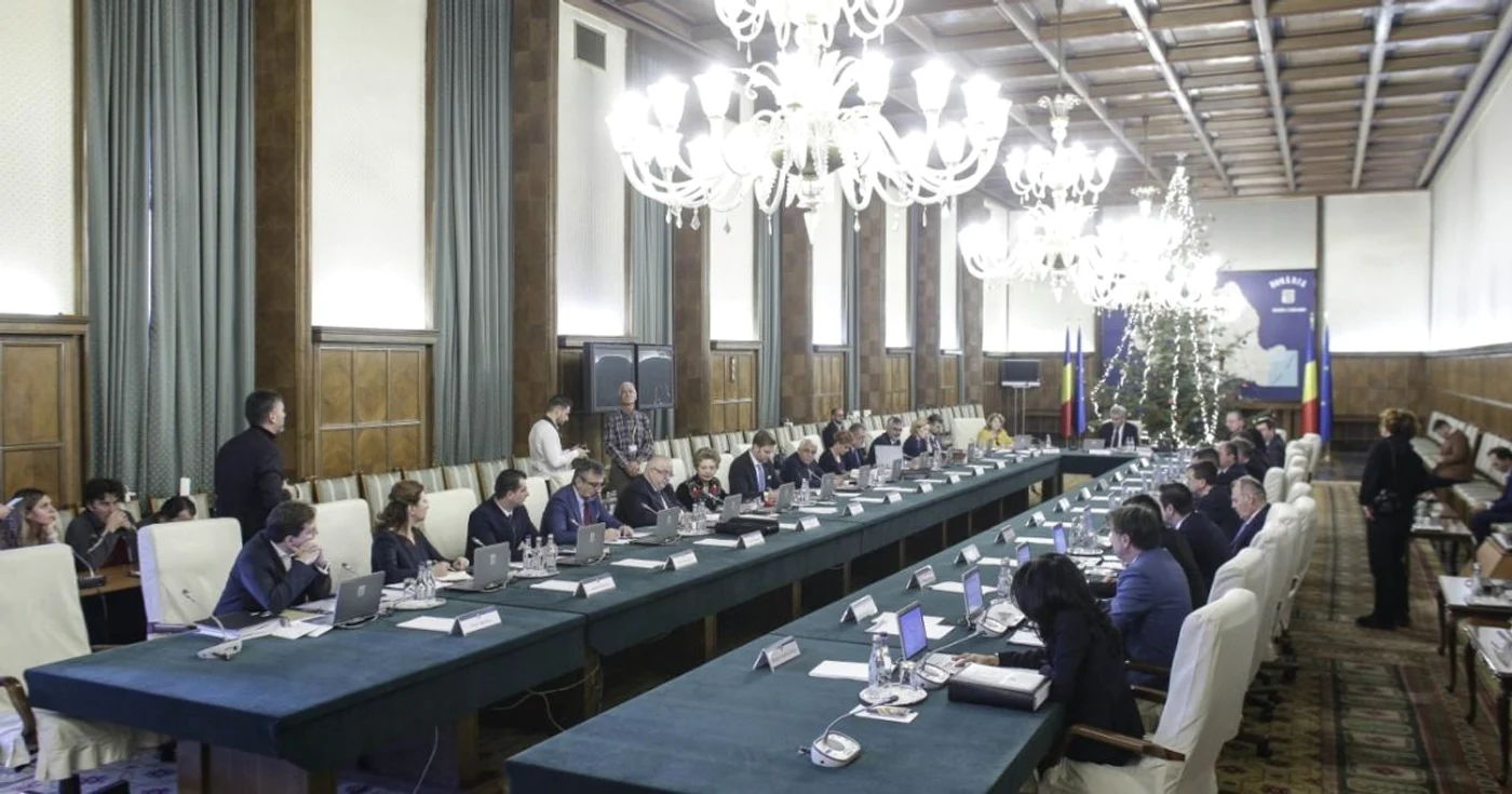 Ultima şedinţă a guvernului Tudose din anul 2017 FOTO Inquam Photos / Octav Ganea