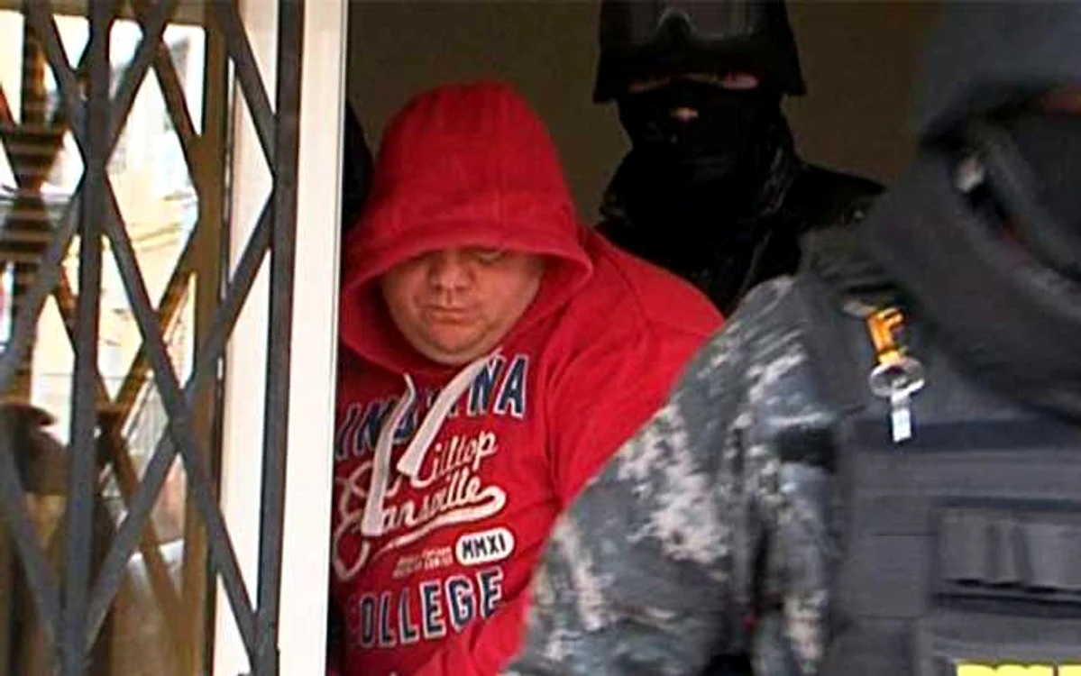 Unul dintre hoţii prinşi zilele trecute este luptătorul Claudiu Belciug FOTO: Iulian Bunilă