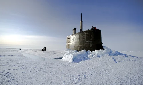 Submarin în Oceanul Arctic (foto: Pixabay)