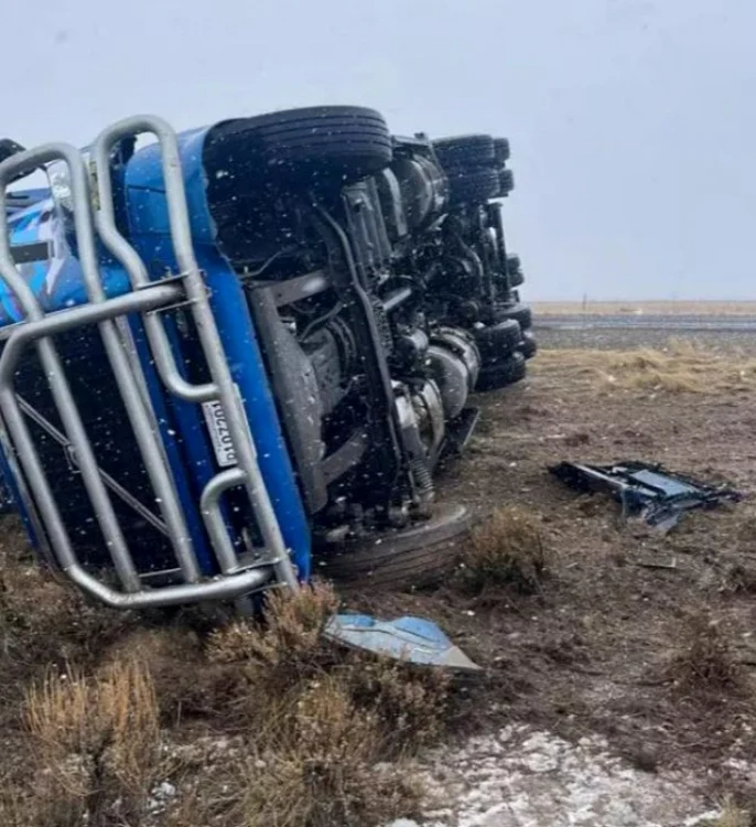 Şoferiţa româncă a reuşit să se salveze singură din TIR FOTO Nora Tara