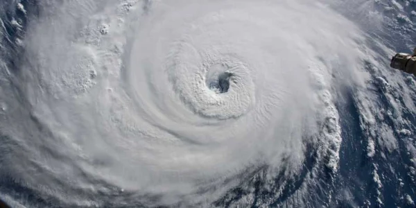 Uraganul Florence vazut din spatiu FOTO EPA-EFE