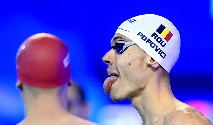 David Popovici se concentrează maximum pe concursurile de la 100 și 200 m liber. Foto Inquam 