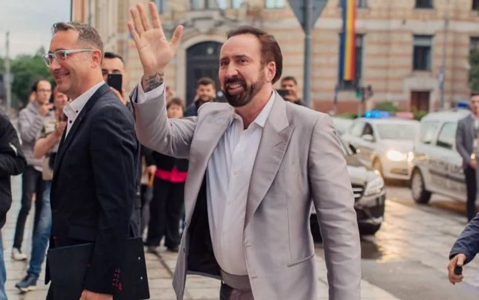 Nicolas Cage, la Cluj FOTO TIFF/ Chris Nemeş