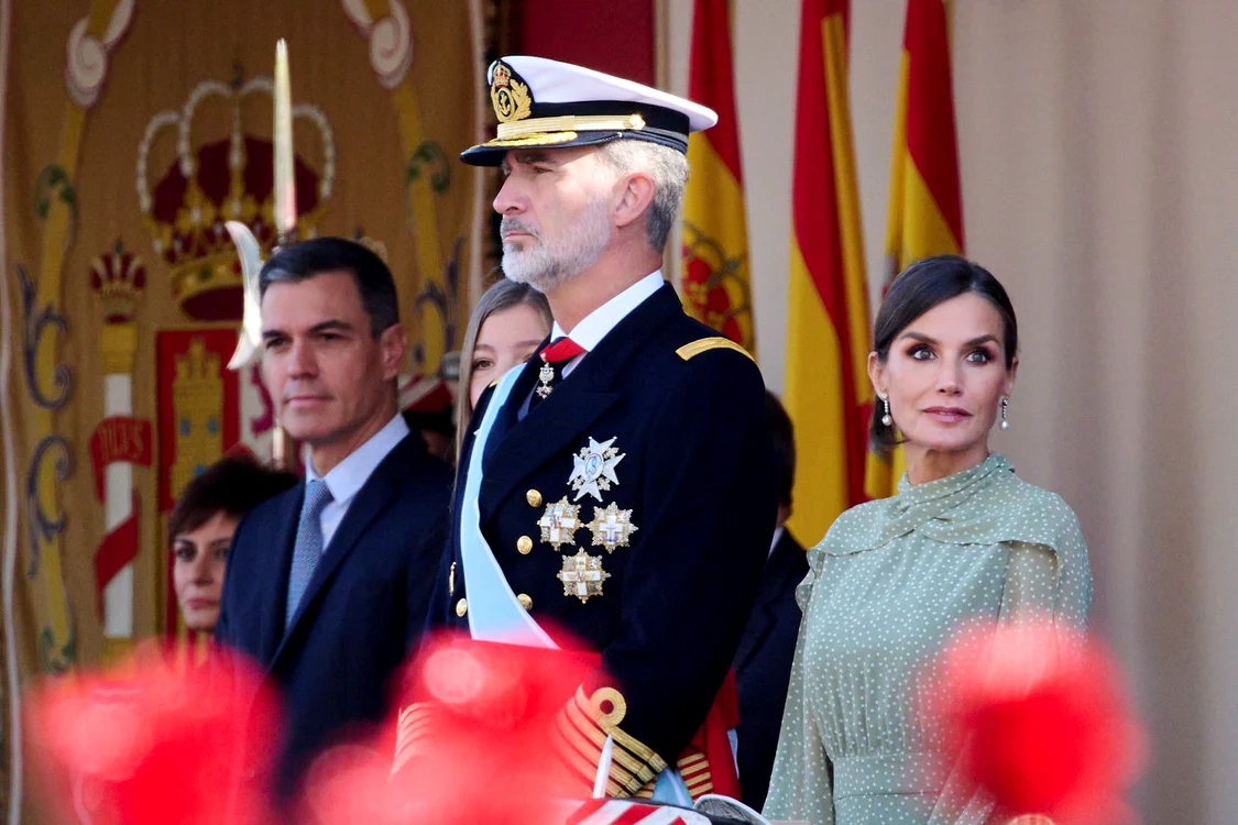 Regina Letizia Felipe și Pedro Sanchez GettyImages 1432854668 jpg
