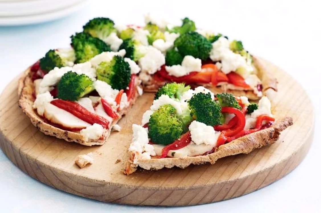 Pizza cu pui si legume pentru diabetici jpeg