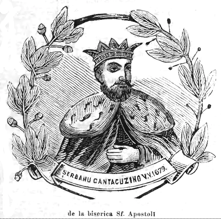 Domnul Constantin Cantemir și fiul său Antioh, fratele mai mare a lui Dimitrie