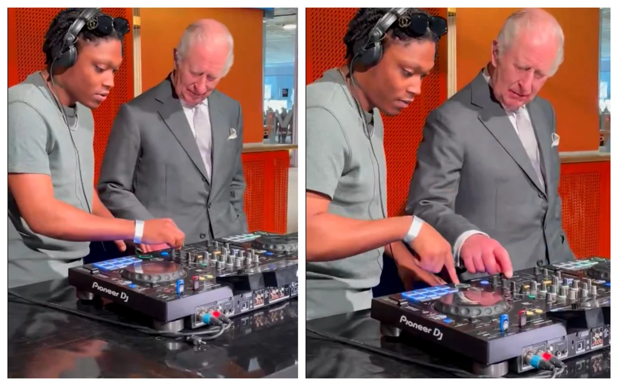 Regele Charles și-a testat abilitățile de DJ / FOTO: Captură video X