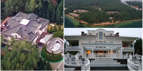 Palatul lui Putin de lângă lacul Valdai FOTO siteul lui Navalnîi 