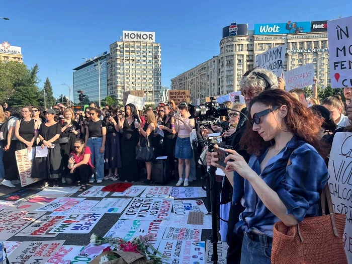 Imagini de la protest / foto: Click!