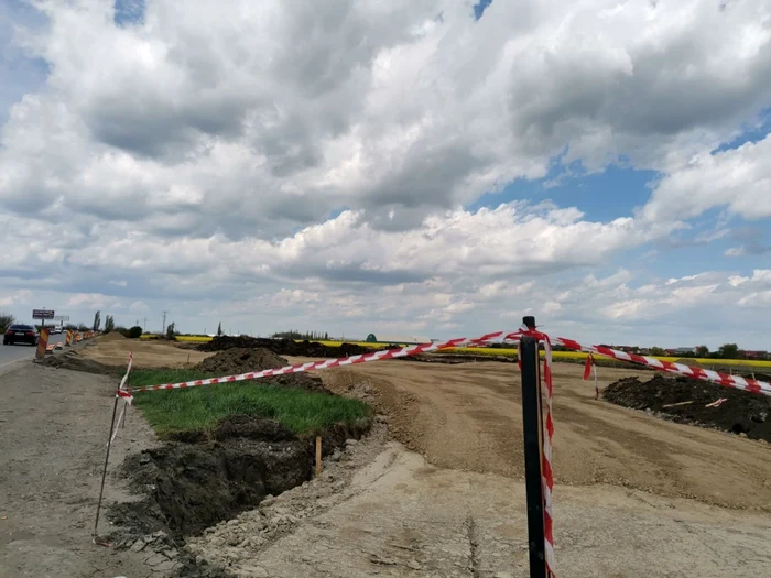 Se construieşte infrastructura rutieră pentru noul IKEA de la Timişoara FOTO Ş.Both