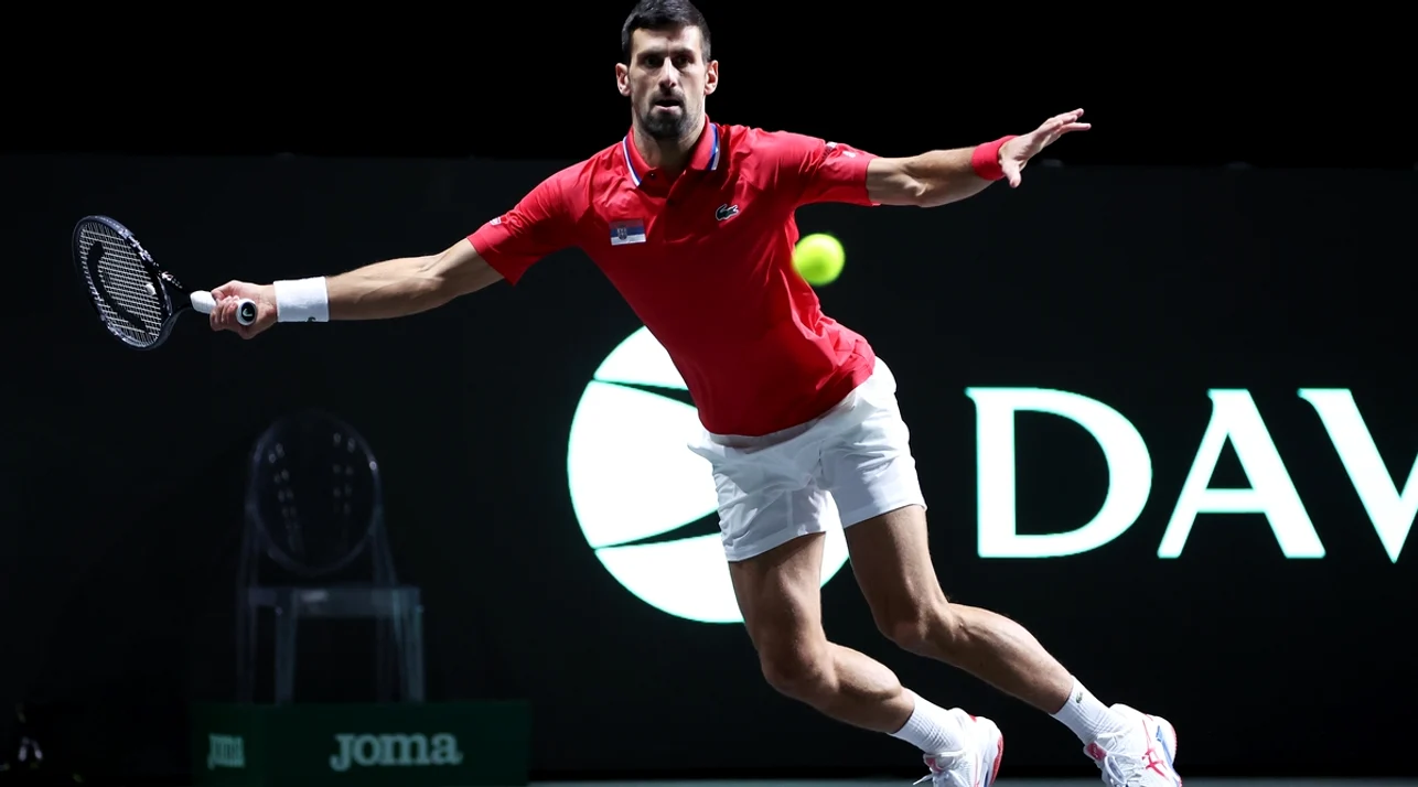 Novak Djokovici nu mai e el de la înfrângerea din Cupa Davis. Foto Getty images