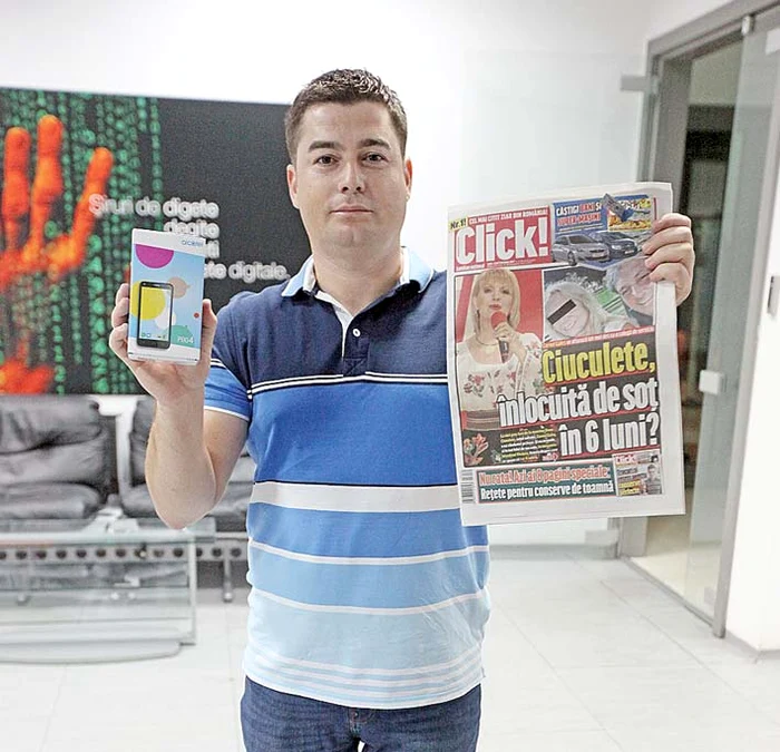 Emil Drăgoi a plecat acasă cu un telefon