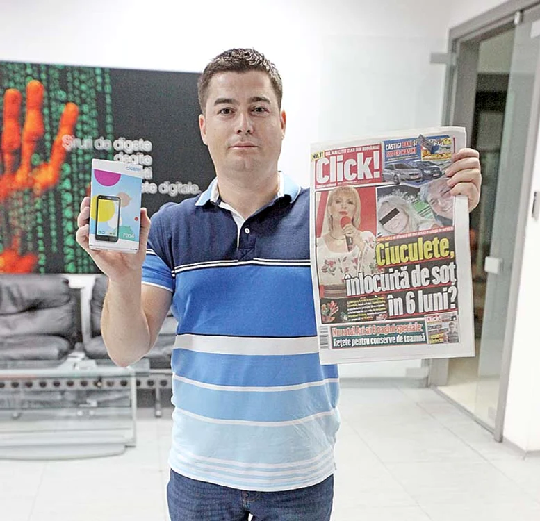 Emil Drăgoi a plecat acasă cu un telefon