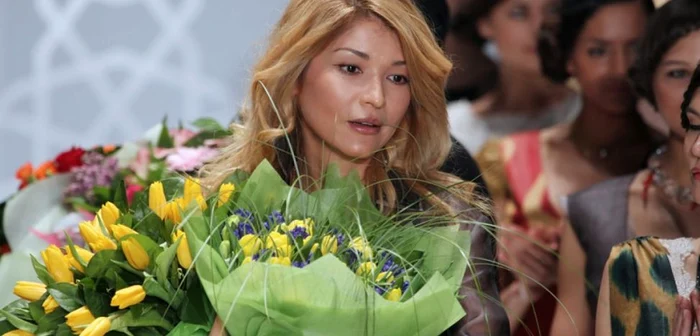 Gulnara Karimova, pe vremea când se prezenta drept creatoare de modă FOTO EPA-EFE