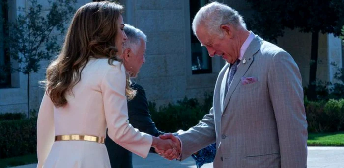 Regina Rania şi prinţul Charles. Foto: Profimedia