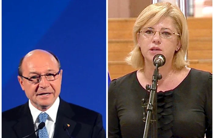 Traian Băsescu și Corina Crețu nu mai candidează pentru un mandat în PE FOTO Colaj/ Facebook