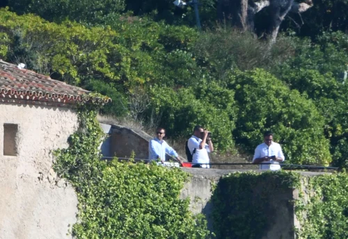 Emmanuel Macron And Wife Take A Boat   Bregancon jpeg