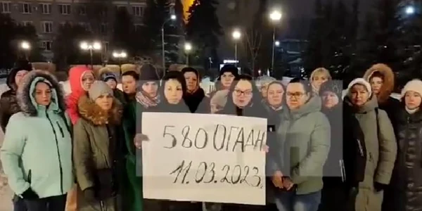 Soții și mame din Rusia  Foto Captură video Twitter jpg