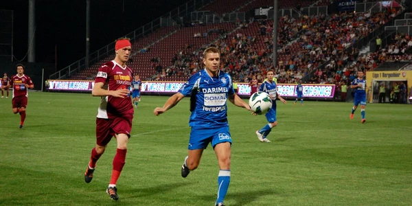 CFR Cluj a câştigat meciul cu Gloria Bistriţa