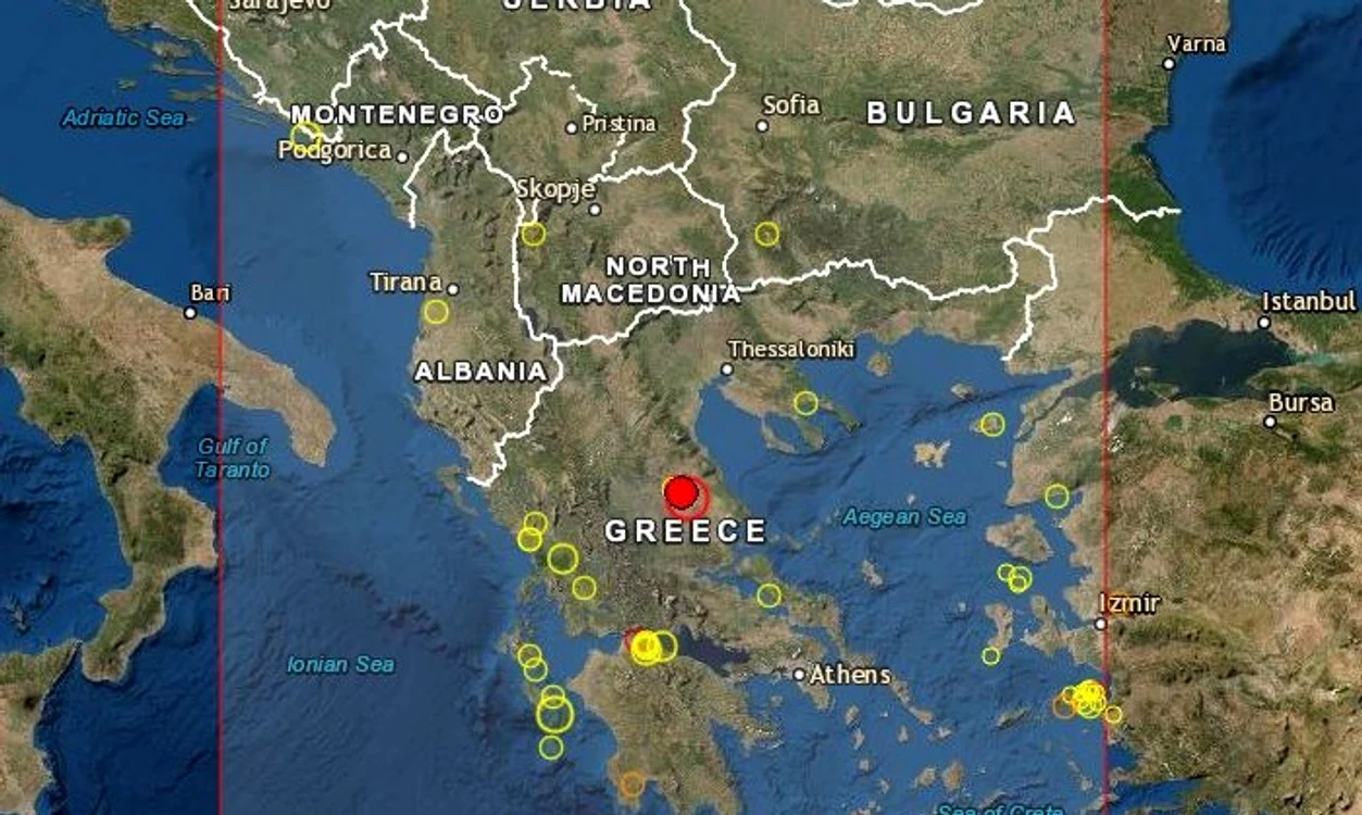 Cutremurul cu magnitudinea de 6,3 a avut loc în centrul Greciei