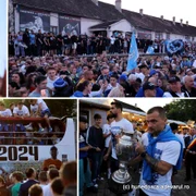 Corvinul Hunedoara aclamată de mii de oameni la prezentarea trofeului Cupa României la fotbal  Foto Daniel Guță ADEVĂRUL (8) jpg
