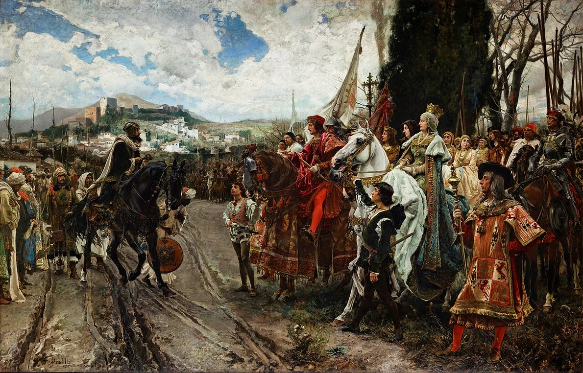 Capitularea Granadei, pictură de Francisco Pradilla y Ortiz (© Wikimedia Commons)
