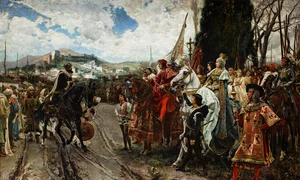 Capitularea Granadei, pictură de Francisco Pradilla y Ortiz (© Wikimedia Commons)