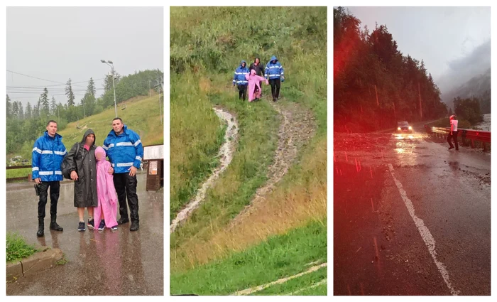 Un adult și o fetița în vârstă de 8 ani din Botoșani au rămas blocați