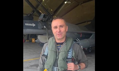 pilot comandant Detasament Fortele aeriene romane din Lituania Captura MAPN png
