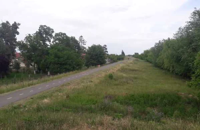 Zone de relaxare pe pista de bicicilete Timişoara-Serbia