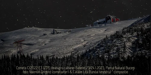 Cometa /2022 E3 -ZTF. FOTO Valentin Grigore / Facebook