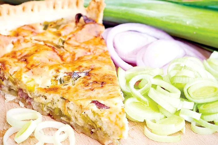 
    Quiche  cu praz  