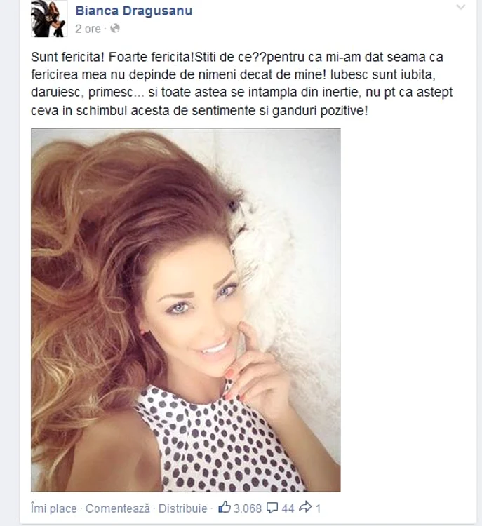 Bianca Drăgusanu (foto: facebook)
