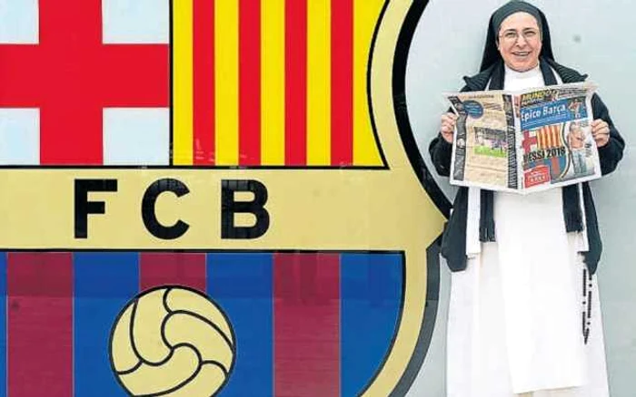 Lucía Caram simpatizează FC Barcelona FOTO mundodeportivo.com