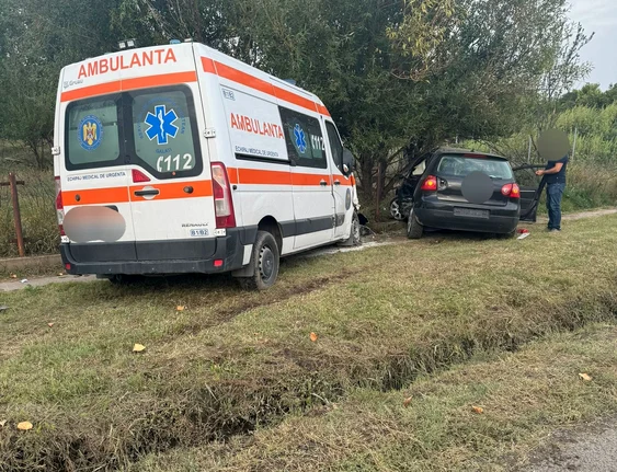 Accidentul a avut loc pe DN 25. FOTO IPJ Galați