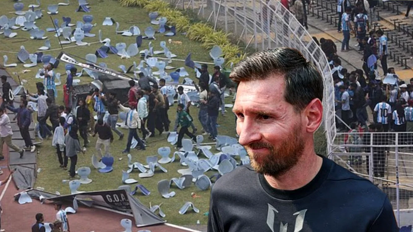 Messi în India  Foto/Colaj EPA - Reuters 