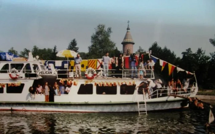 Pelicanul în 1983 FOTO Ecluze pe Bega