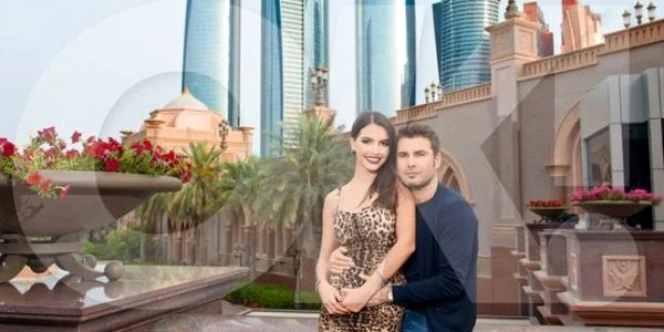 sandra si adrian mutu in dubai