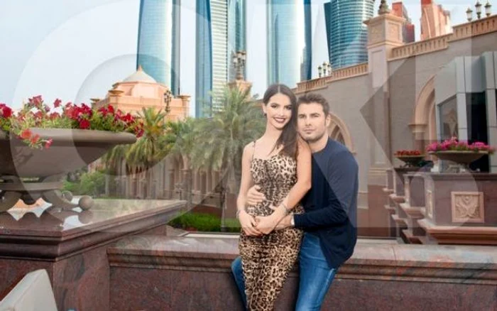 Sandra şi Adrian Mutu în Dubai