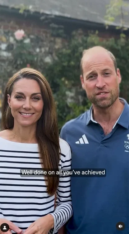 Kate și William, mesaj pentru sportivii Marii Britanii jpg