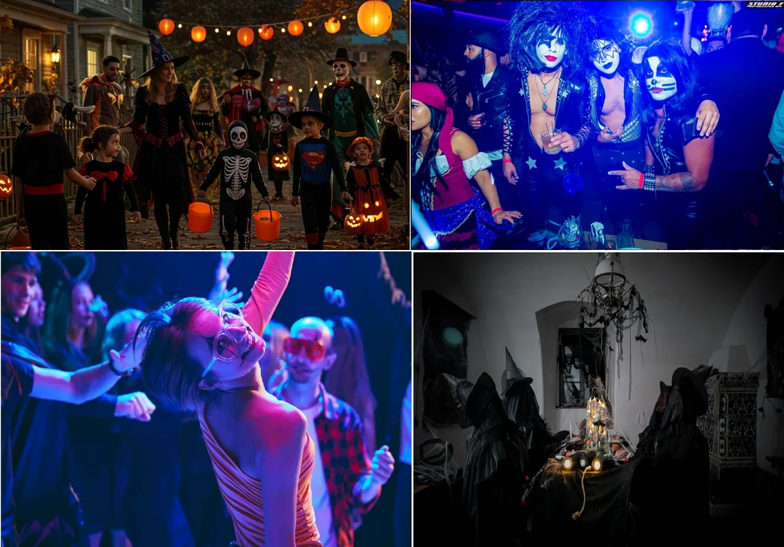 Halloween 2025 în Capitală și în țară Colaj